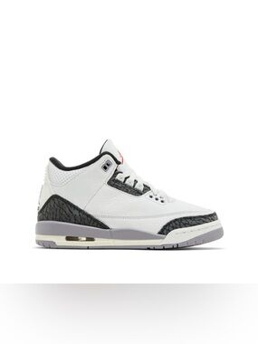 Air Jordan Retro 3 Big Kids 5.5 Youth Sneakers Cement White Elephant